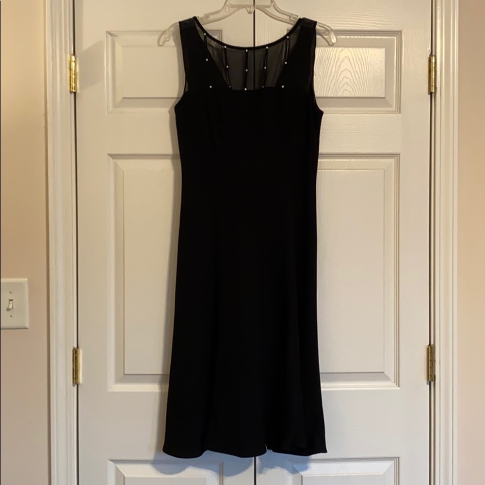 Formal, diamond-detailed, Little black dress